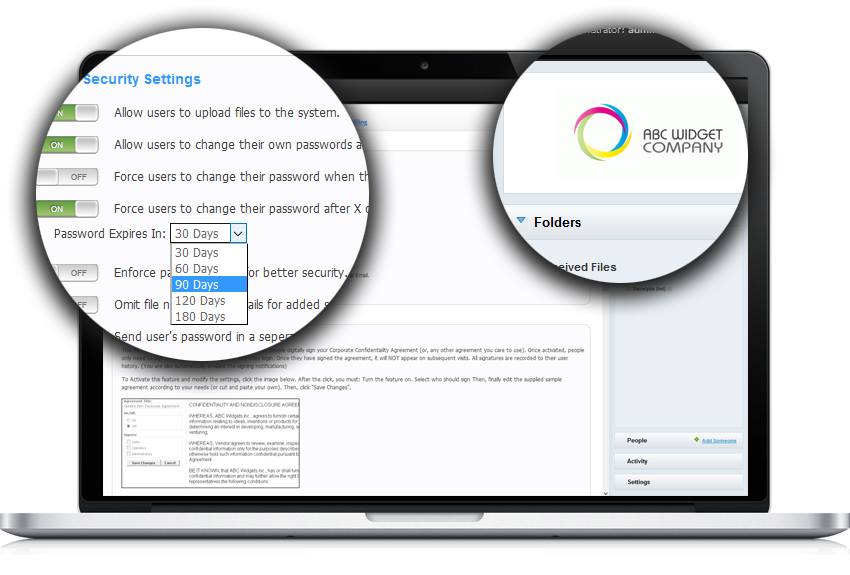 Branding is an important issue. With PerfectShare our focus is on the public branding, and your business rules.